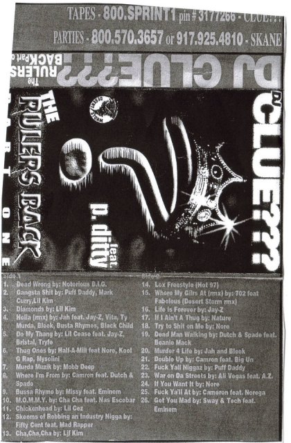 DJ Clue - The Rulers Back (1999) | MixtapeTorrent.com